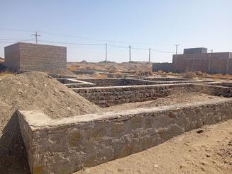 زمین مکان عالی آماده آجر چینی