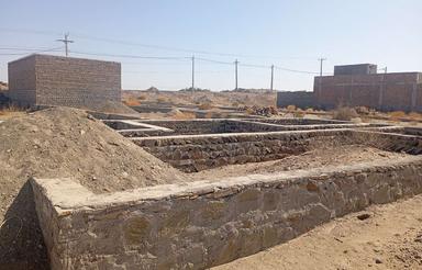 زمین مکان عالی آماده آجر چینی