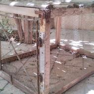 قفس چوبی پرنده