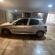 پژو 206 مدل 82 نقره ای