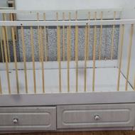 تخت کودک محرک(لای لای) و کشودار