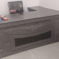 فروش میز اداری L ال میز مدیریت در حد نو