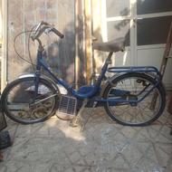 دوچرخه نوجوان ساخت ایتالیا از وسط تا میشود