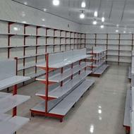 * قفسه فلزی فروشگاهی و هایپری در رنگهای مختلف