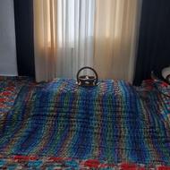 لحاف کرسی پشم گوسفندی و پنبه ی خالص و پنبه بالایکو