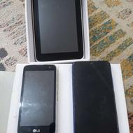 دو عدد موبایل .تبلت لنوو، ال جی .