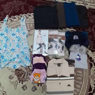 تعدای پوشاک نو مناسب فروش خانگی