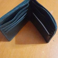 کیف پول جیبی چرم مشکی