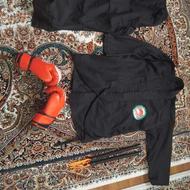 لباس رزمی وکلاه ونقاب و...سایز90