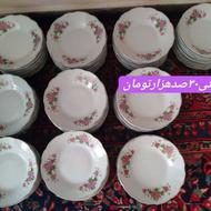 ظروف چینی گل سرخ