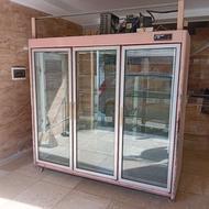 یخچال 3 درب تمام شیشه ویترینی 6 طبقه
