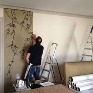 نصب کاغذدیواری