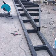 جوشکاری سربندی نصب بامپوش ناودان