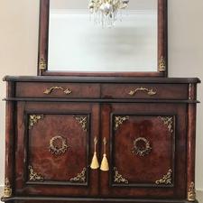 آینه کنسول چوبی آکبند