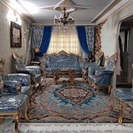 مبلمان 7 نفره چوب راش به همراه میز ناهار خوری 6نفره