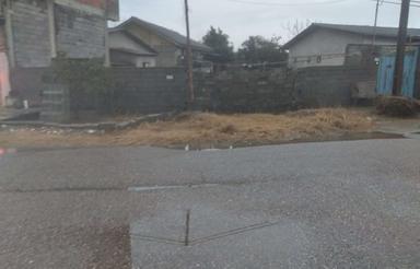 100 متر زمین مربع بر جاده اصلی