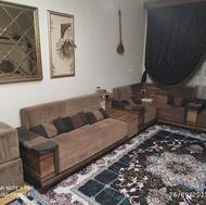 مبلمان چوب روسی شش نفره