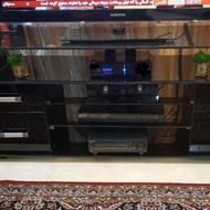 میز تلویزیون شیشه ای