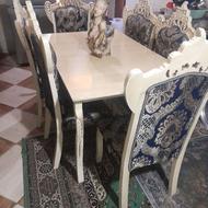 مبل راحتی 7نفره ونهارخوری 6نفره سالم