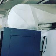 کانال کشی دستگاه فن کویل وتهویه آشپزخانه