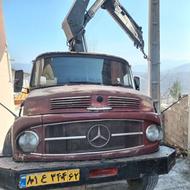 جرثقیل بنز 1924 7تن جک هیاب سوئدی