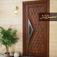 درب ضد سرقت روکش راش:”کدLC561”/کرکره برقی ضدسرقت