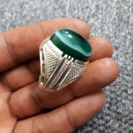 عقیق سه پوست رکاب نقره دستساز سفارشی