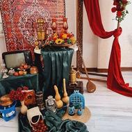 دکور یلدا دیزاین گل ارایی نامزدی بادکنک ارایی تولد عروسی