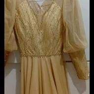 لباس مجلسی طلایی