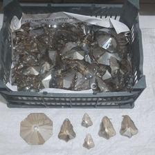 آویز لوستر کریستال برنز