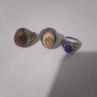 سه عددانگشتر تمیز وسنگهای ارزشمند به قیمت