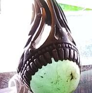 انگشتر زمرد اصل کهنه رکاب نقره