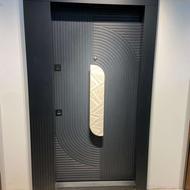 درب ضدسرقت طرح مدرن روکش بلوط رنگ خاص دربابلسر