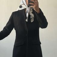 پالتو مشکی جنس فوتر