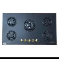 گاز شیشه ای پنج شعله فندکدار3900