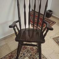 صندلی چوبی راحتی