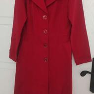 پالتو گرم زرشکی