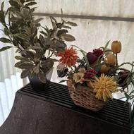 2 عدد گل مصنوعی