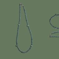 گردنبند فیمو و مهره آوکادو وُکادو