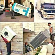 کارگرخالی حمل ونقل جابجایی اثاث اسباب کشی منزل یخچال سایدمبل