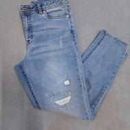 شلوار لی زاپدار خارجی