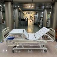 تخت بیمارستانی فول مکانیکی دستی 3شکن باقابلیت تنظیم ارتفاع