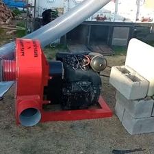 مکنده کاه باموتوردیزلی