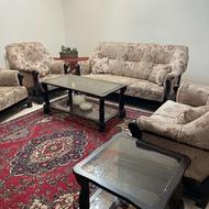 مبل هفت نفره با عسلی و میزش