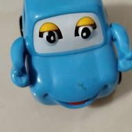 ماشین کودک آبی دوچشمی و دو دستی