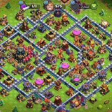 اکانت کلش آف کلنز تالار17