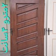 درب چوبی ورودی ساختمان ، کمد دیواری