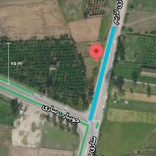 فروش زمین 180 متر در جاده جویبار (میارکلا)