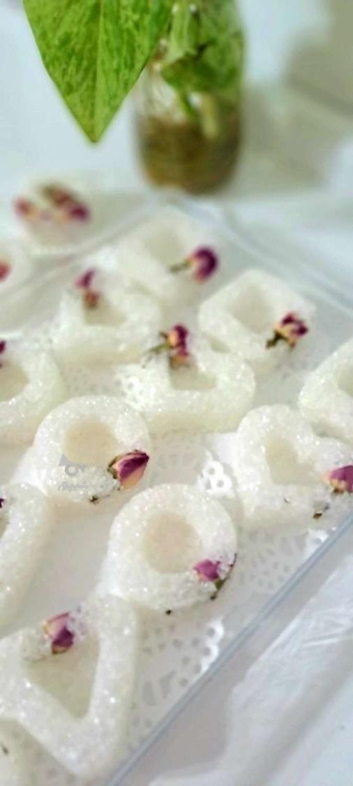 قند تزئینی نبات رنگی ونمک وشکررنگی