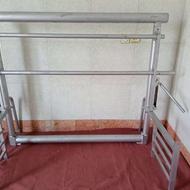 دو دستگاه دار قالی آماده بافت